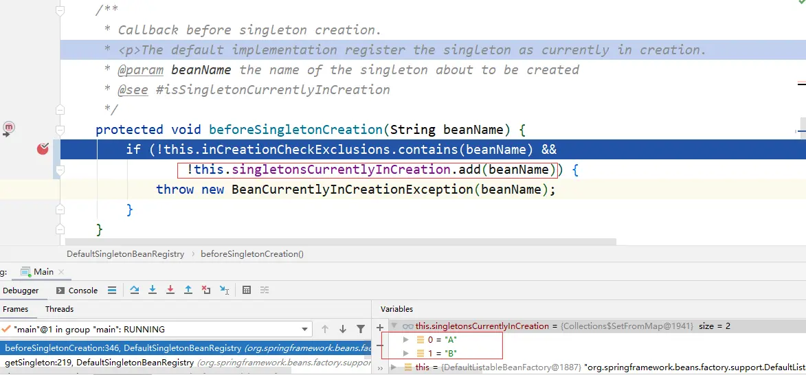 beforeSingletonCreation