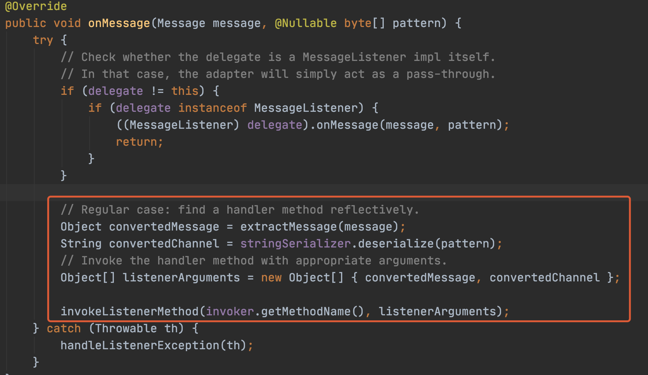 MessageListenerAdapter
