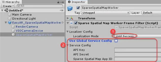 SparseSpatialMapWorker游戏对象相关