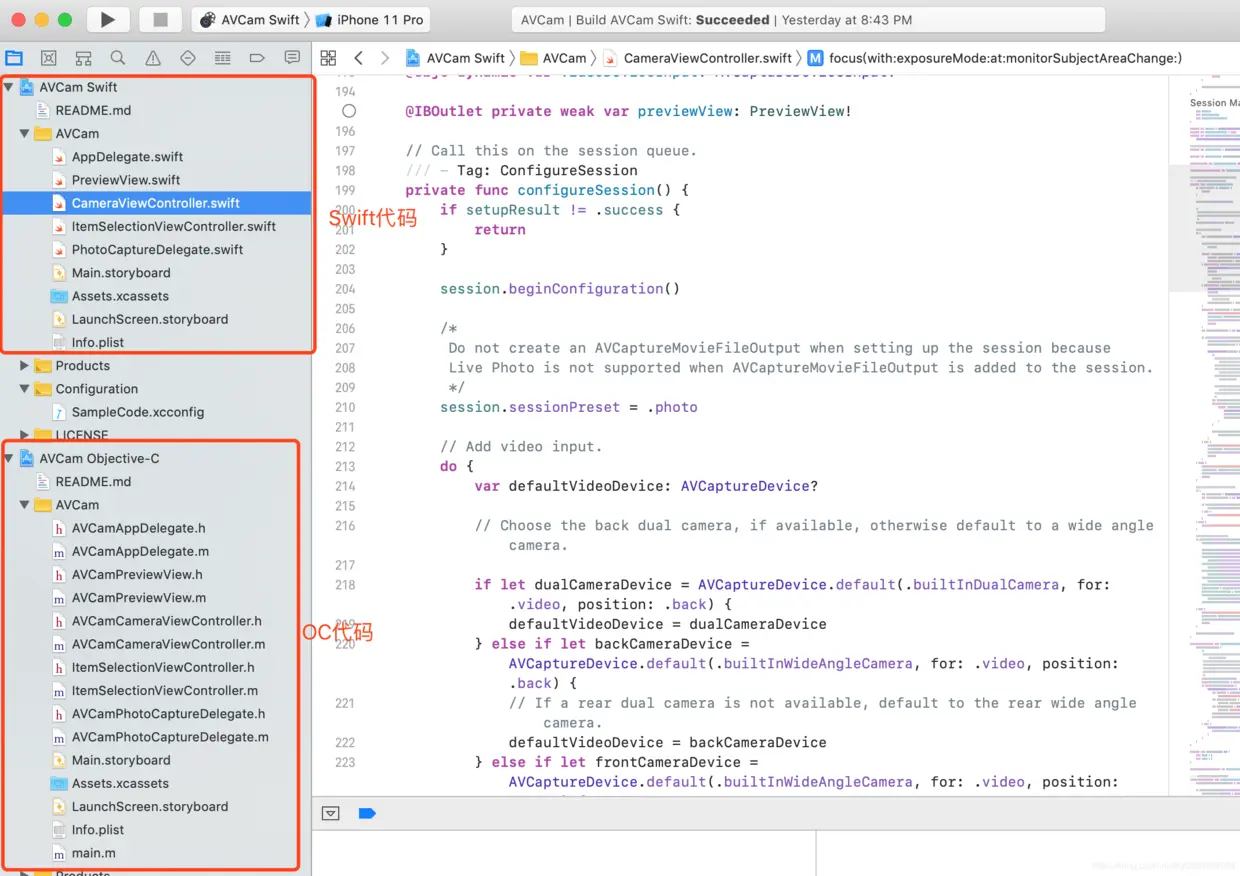 Swift项目工程代码结构