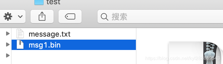 生成了msg1.bin文件
