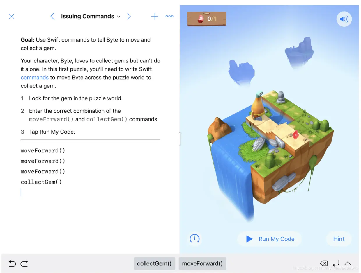 图2：Playground book运行效果