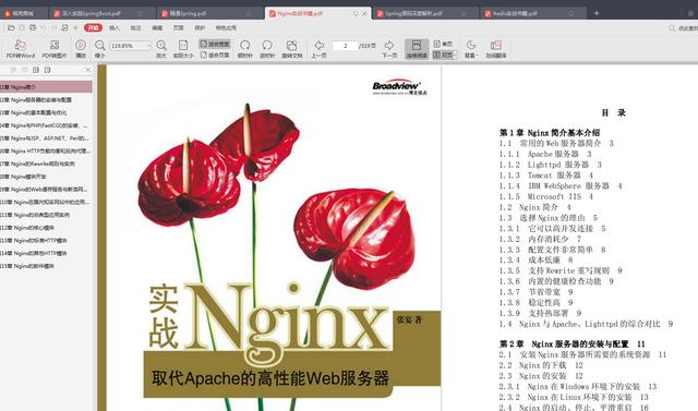阿里架构师精选Nginx+Redis+Sping+SpringBoot源码级PDF文档分享