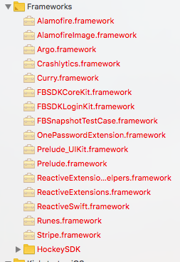 Kickstarter用到的框架