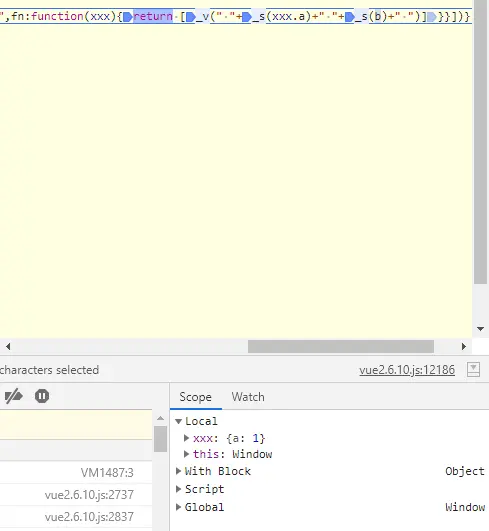 插槽函数在Chorme浏览器显示的作用域