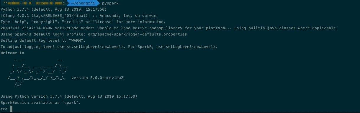 手把手教你在本机配置spark
