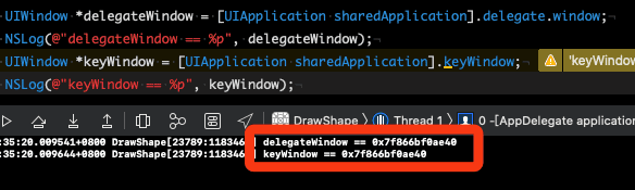 keyWindow与delegateWindow