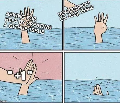 当你在 github 提交相关 issue 期待其他人回答解答问题时