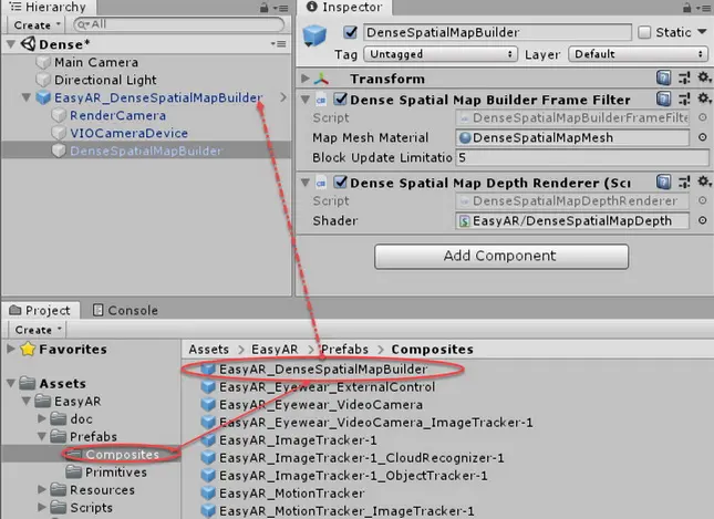 建立使用稠密空间地图
