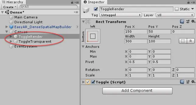 建立使用稠密空间地图