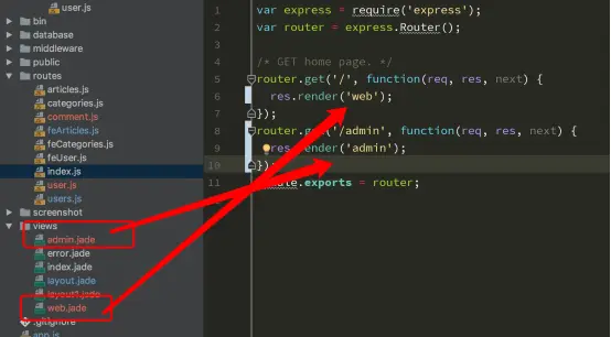 前后台打包后的项目对应的使用