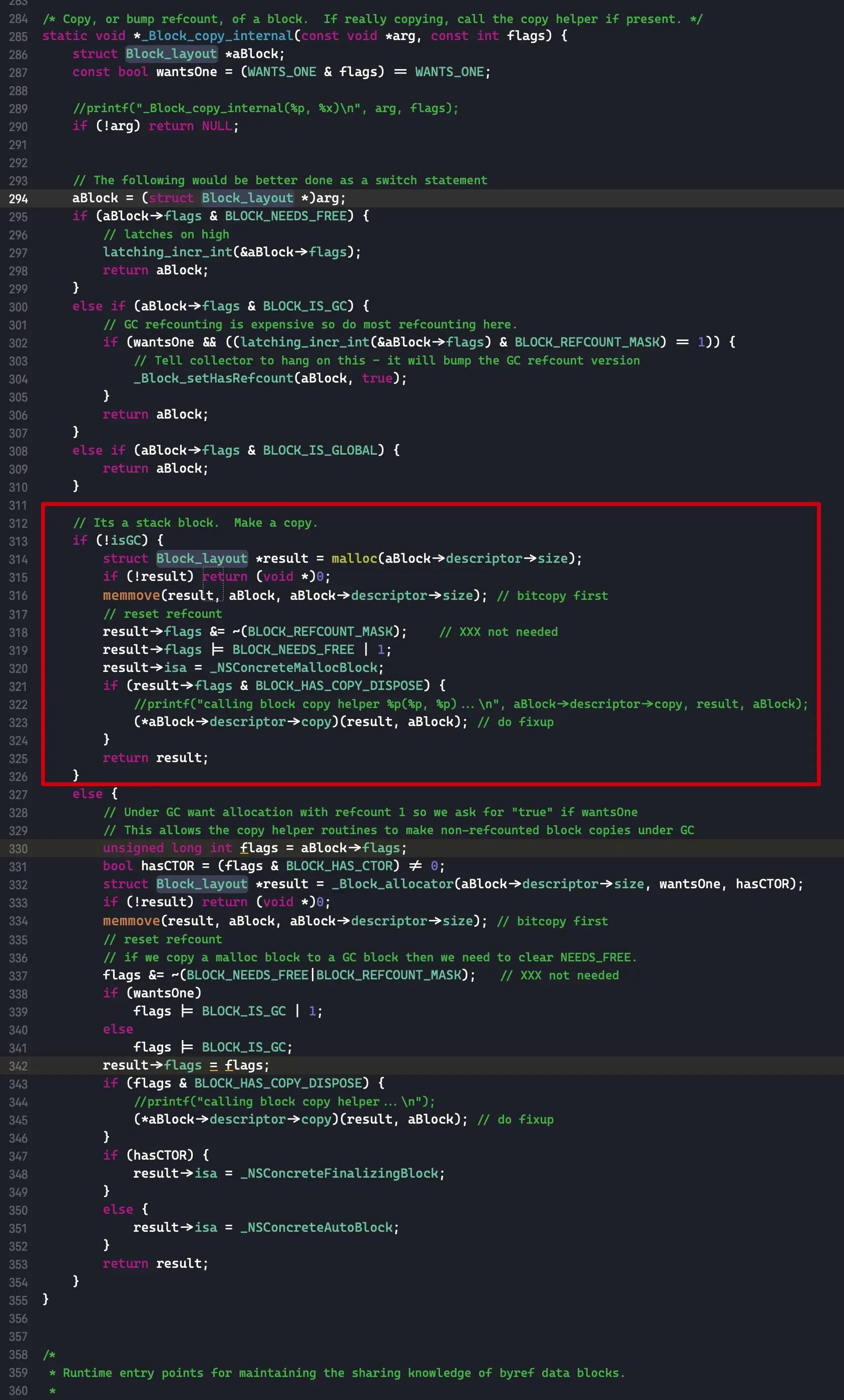 _Block_copy_internal 实现