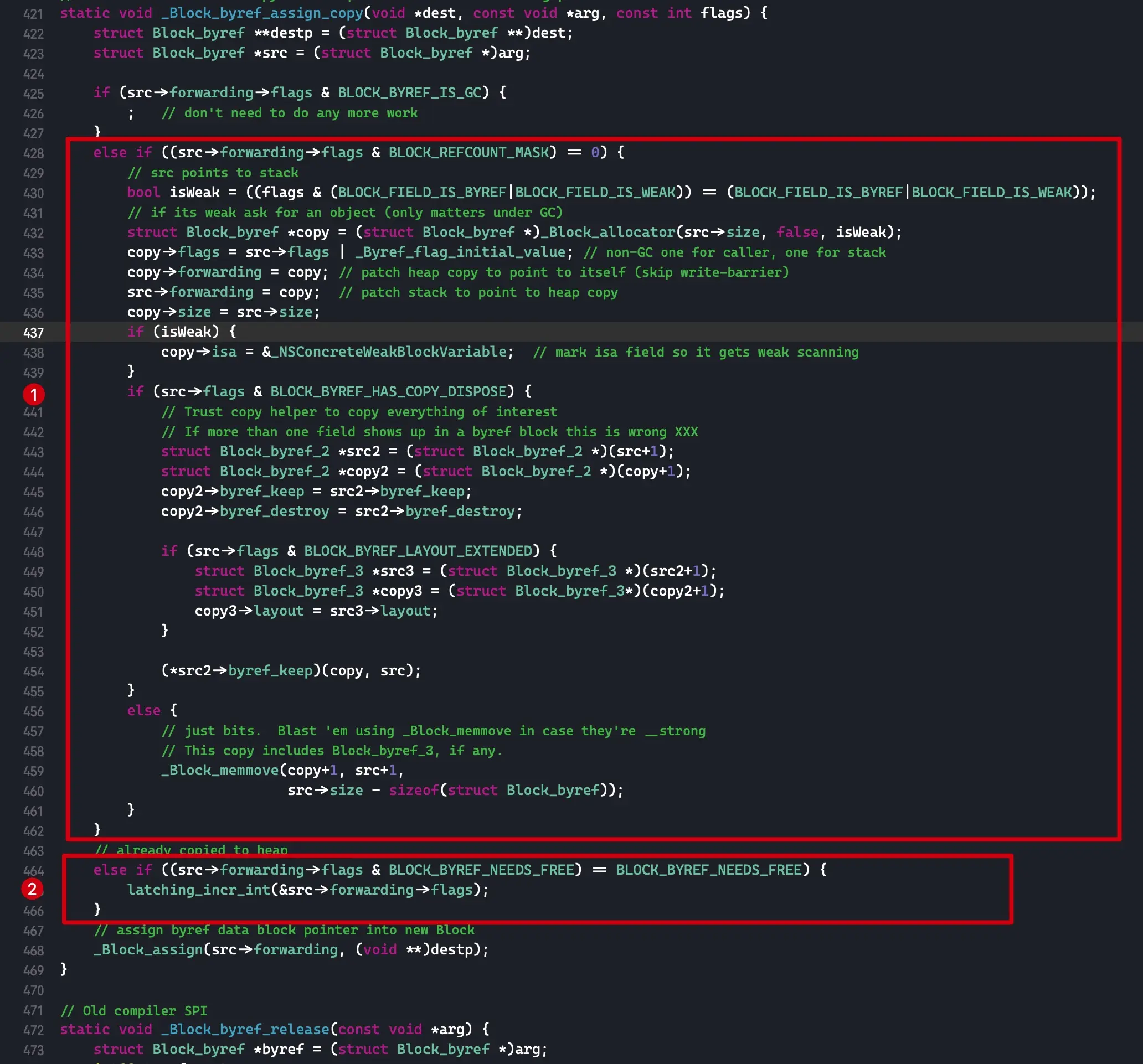 _Block_byref_assign_copy 实现