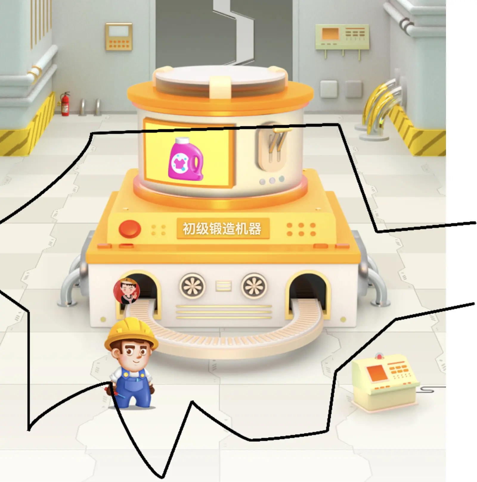 京喜工厂小人路径