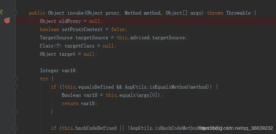 JdkDynamicAopProxy对象
