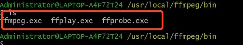 我们进入bin目录