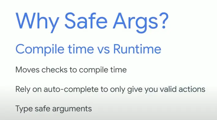 为什么设计Safe Args
