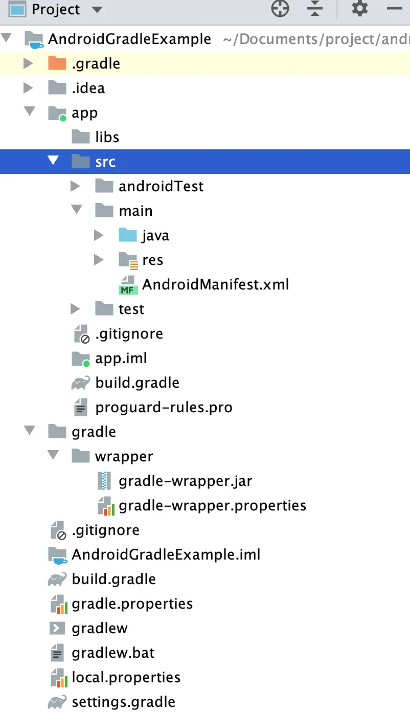Android 工程目录