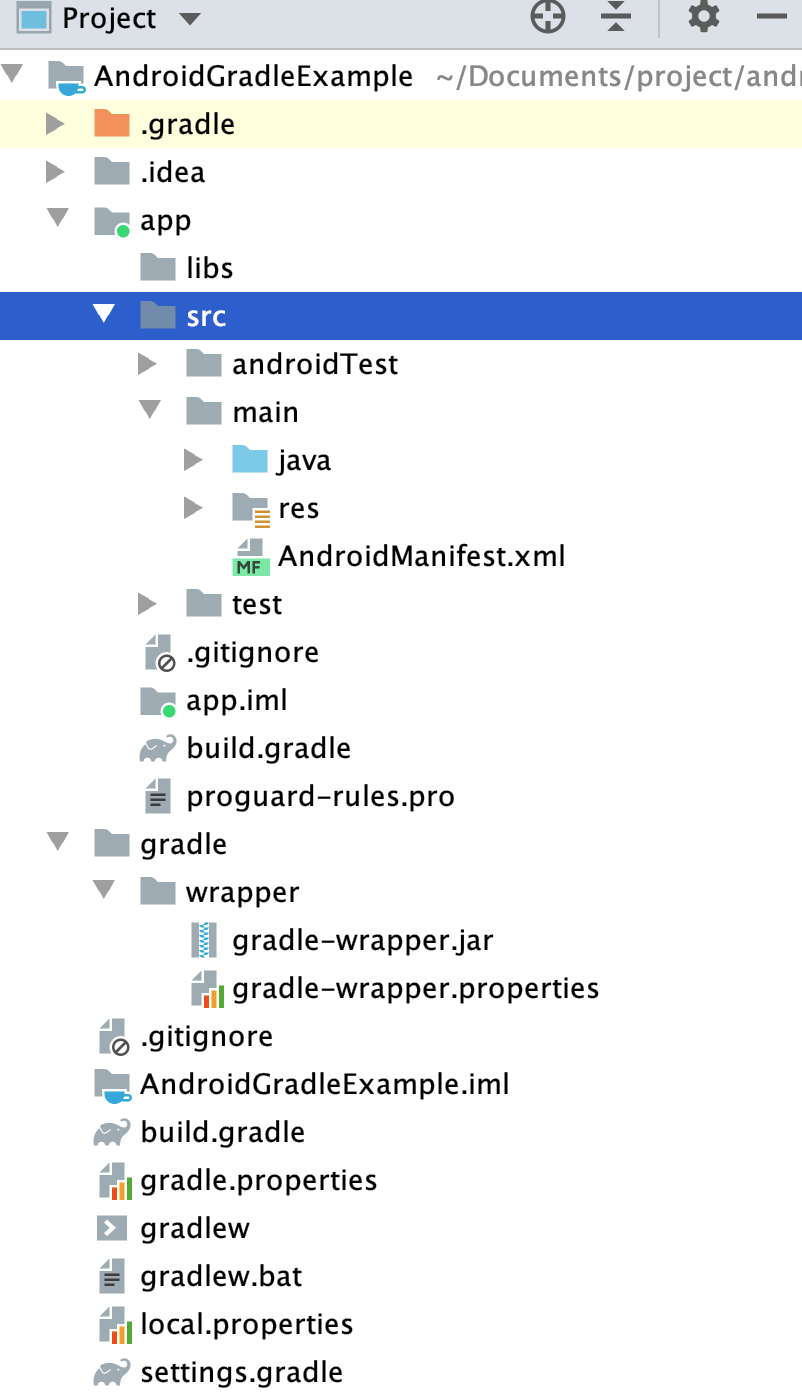 Android 工程目录