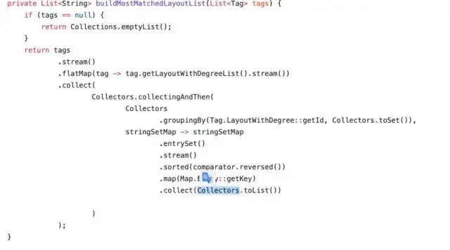 玩转Java8的 Stream 之Collectors收集器