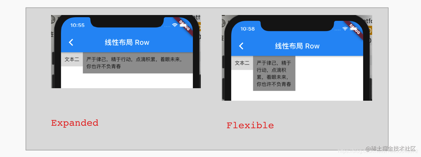 The difference between Flexible and Expanded of a flutter - Moment For ...