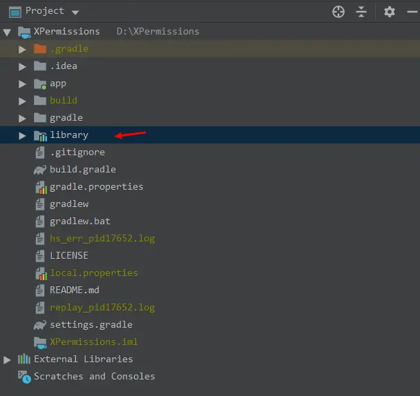 新建 library 成功