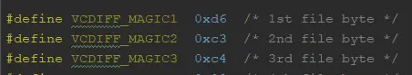 图4 VCDIFF Magic 宏定义
