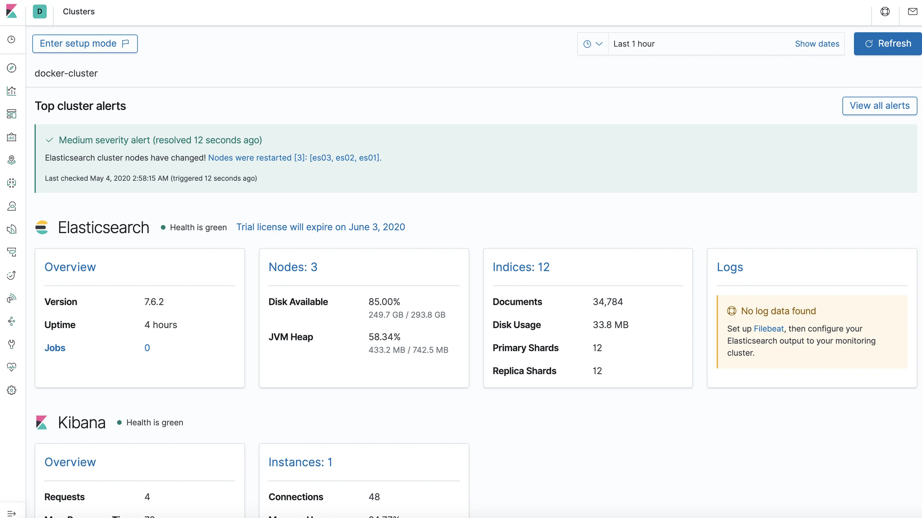 ELK  多实例配置完成