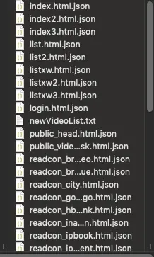 第一次输出的文件