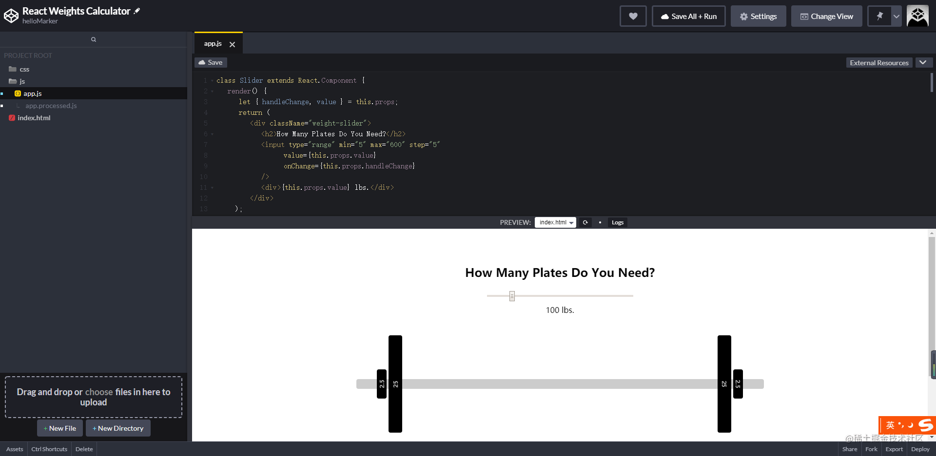codesandbox 在线写代码真香！ - 掘金