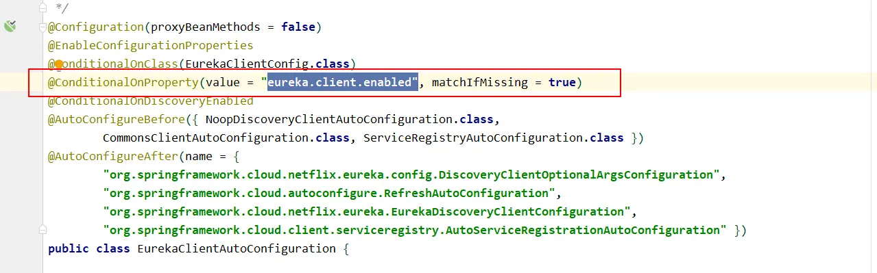 EurekaClientAutoConfiguration