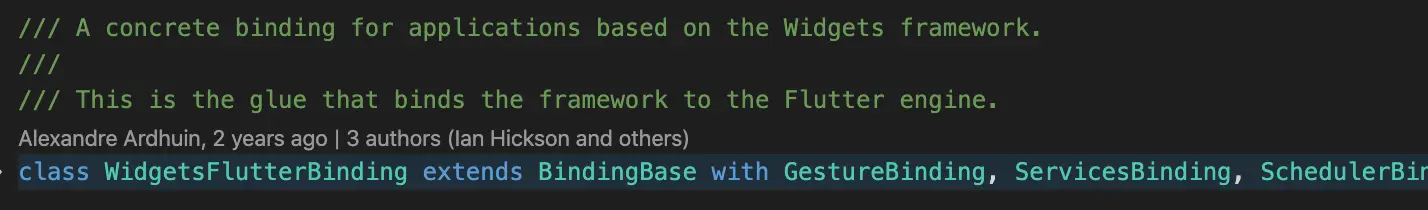 WidgetFlutterBinding