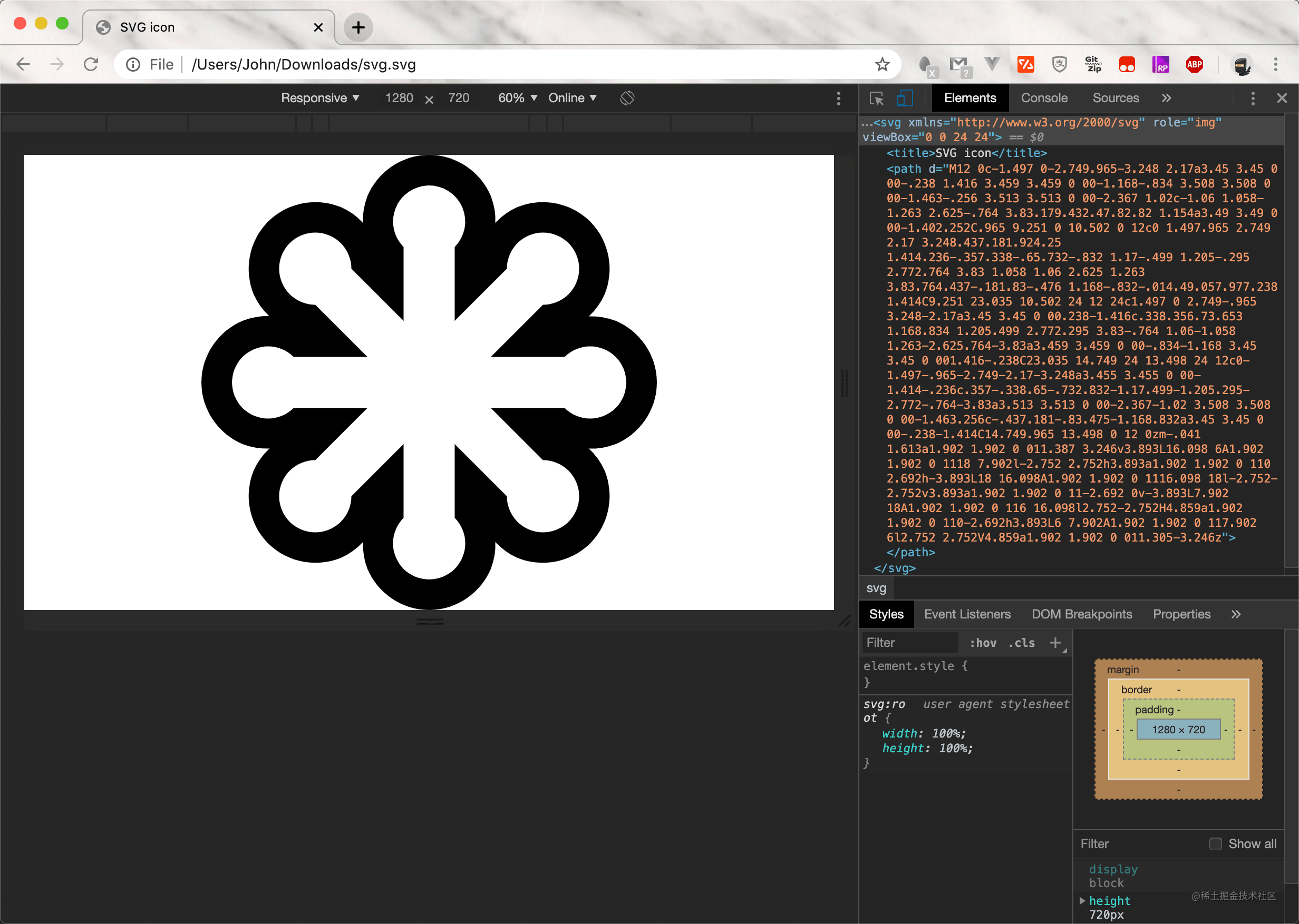 小技巧如何用chrome将svg转成png