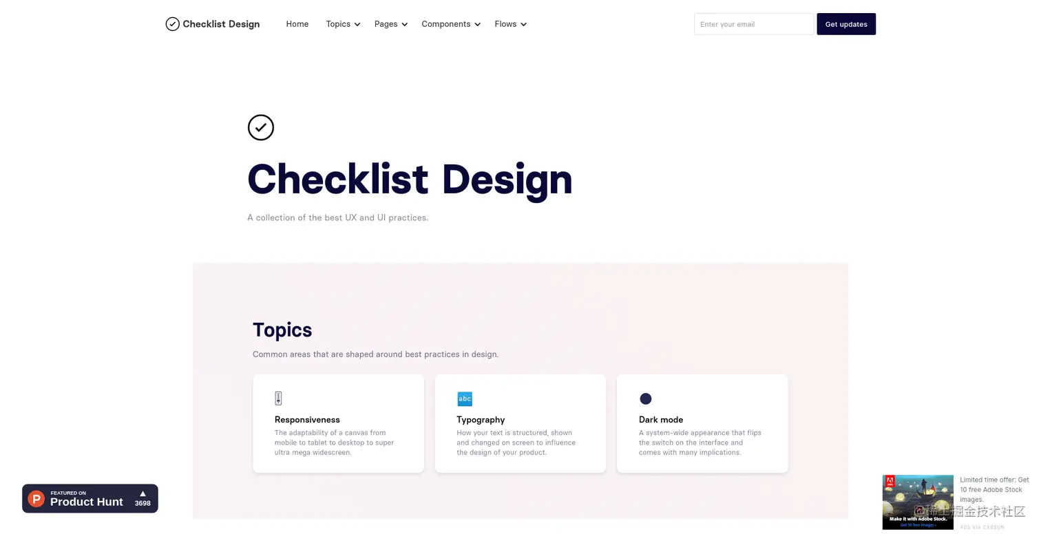 checklist design