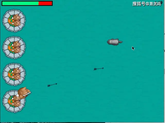 Python小游戏项目，兔子猎手教程，效果以及源码文件 第1张