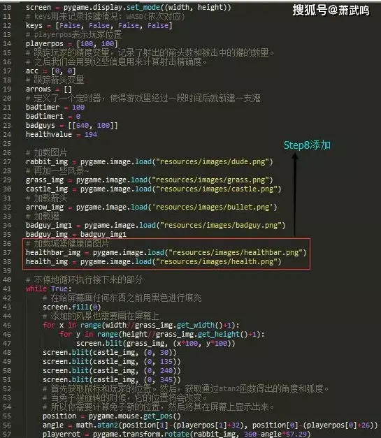 Python小游戏项目，兔子猎手教程，效果以及源码文件 第21张