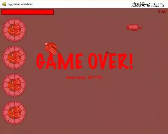 Python小游戏项目，兔子猎手教程，效果以及源码文件 第27张