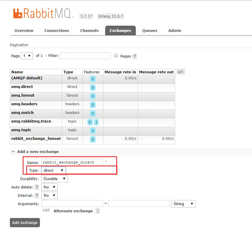 直连交换机 rabbit_exchange_direct