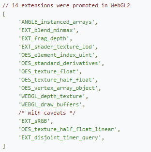extensions-in-webgl2