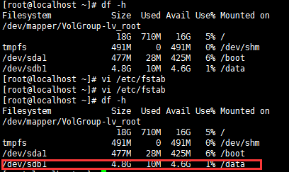 在linux上如何挂载新增加的硬盘
