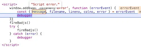Script error