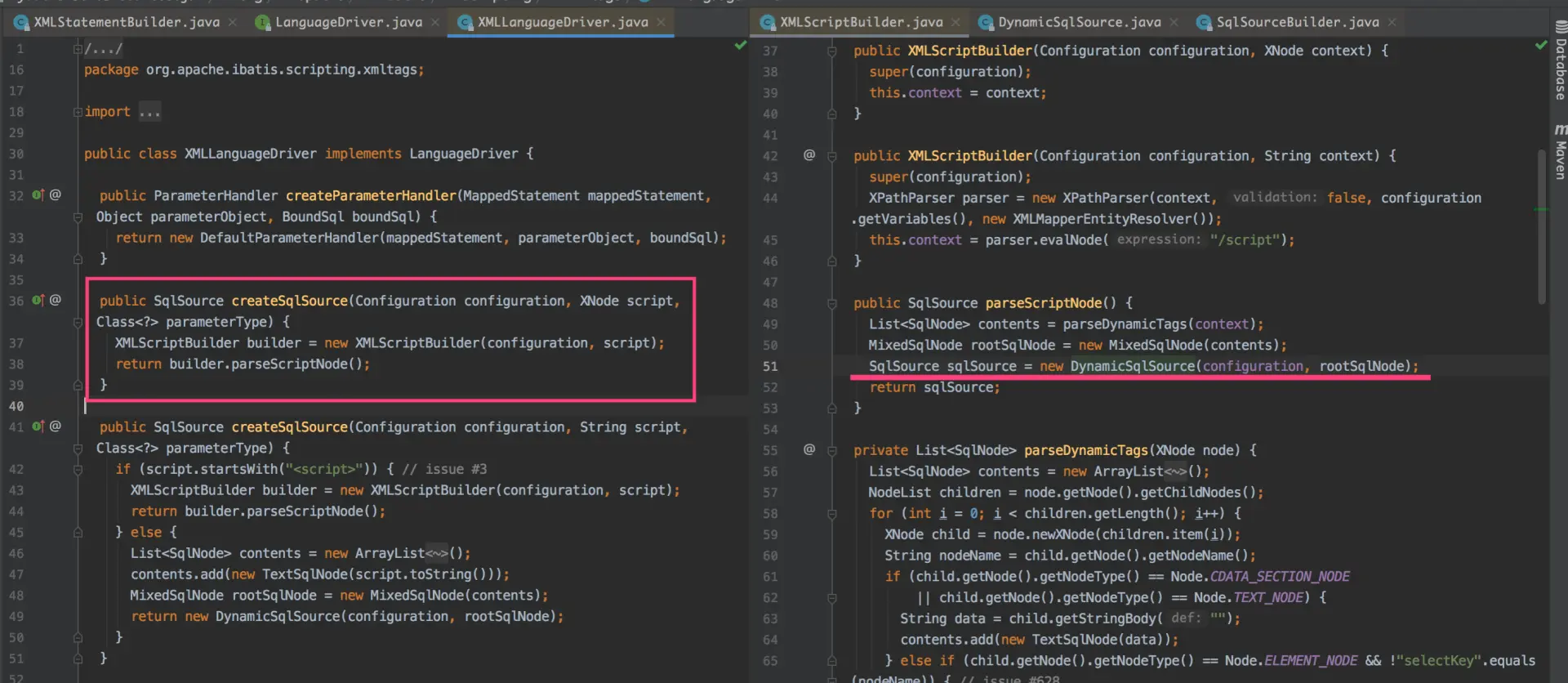 图4 SqlSource构建