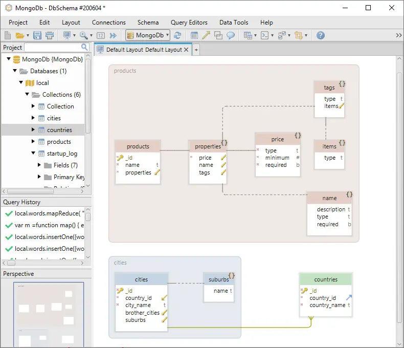 Adding schema to MongoDB