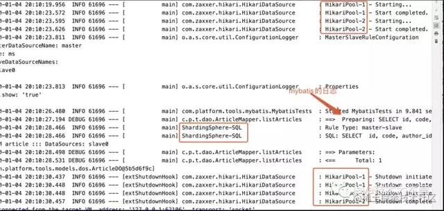 springboot+mybatis+sharding-jdbc做读写分离
