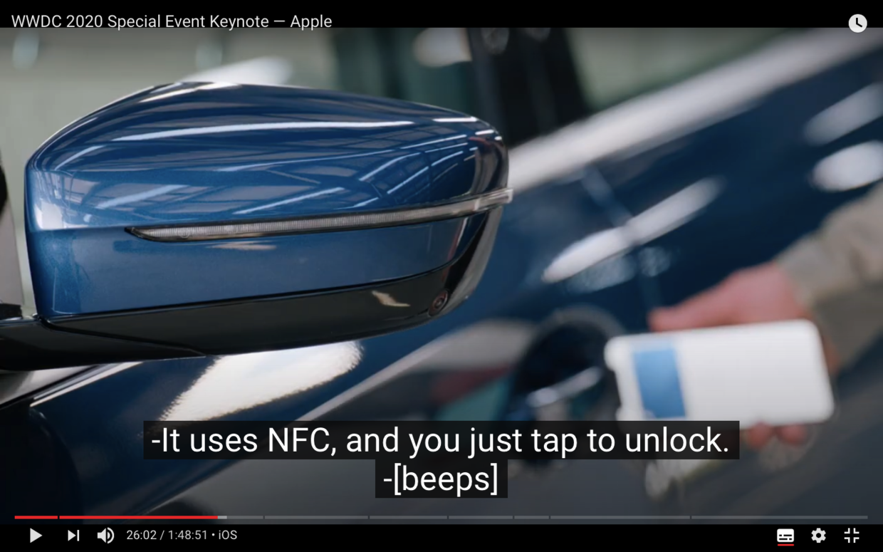 Car Keys NFC 技术