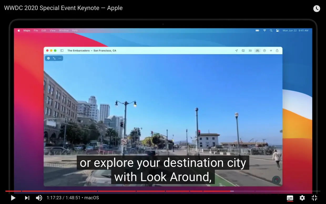 Map 查询、规划路线优化及 Look Around