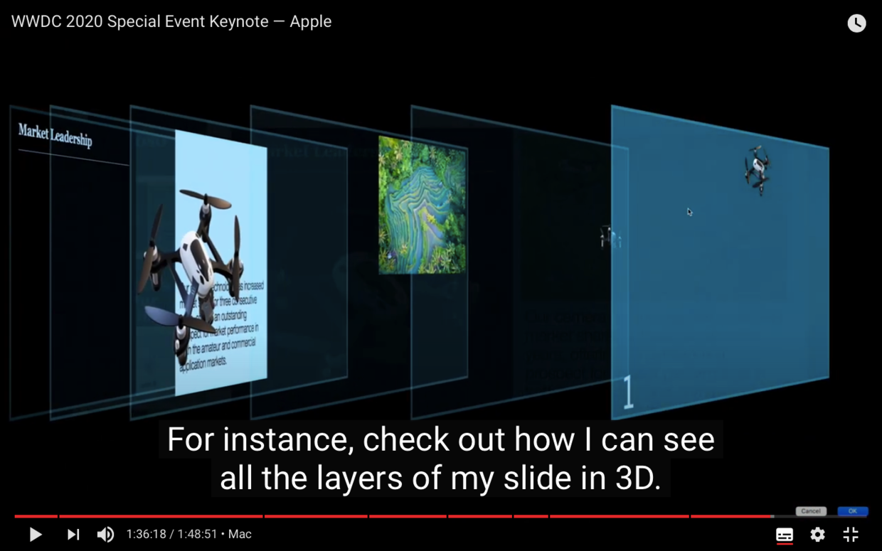 应用 Apple 芯片的 mac 3D 渲染PPT