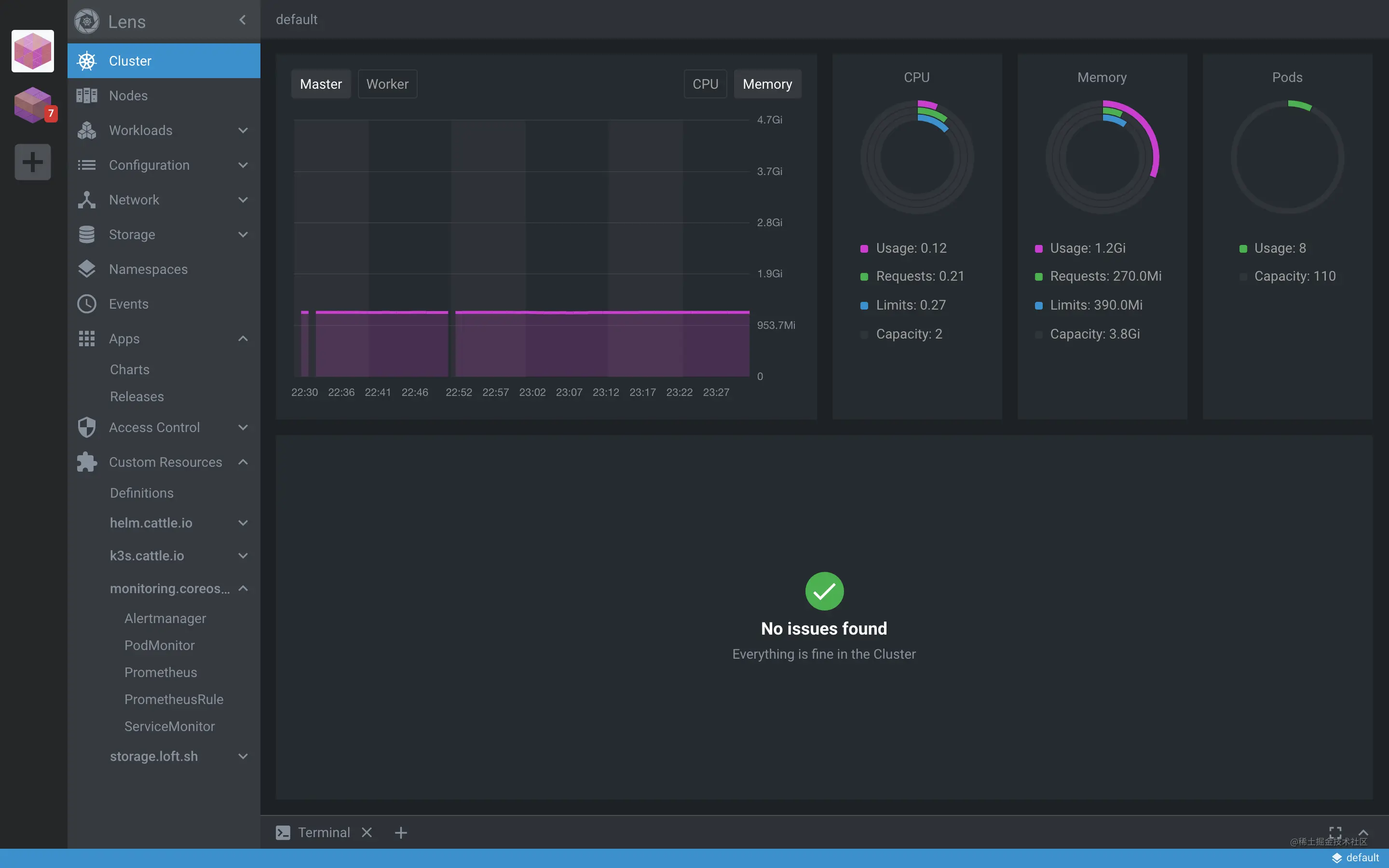 Lens——最炫酷的Kubernetes桌面客户端