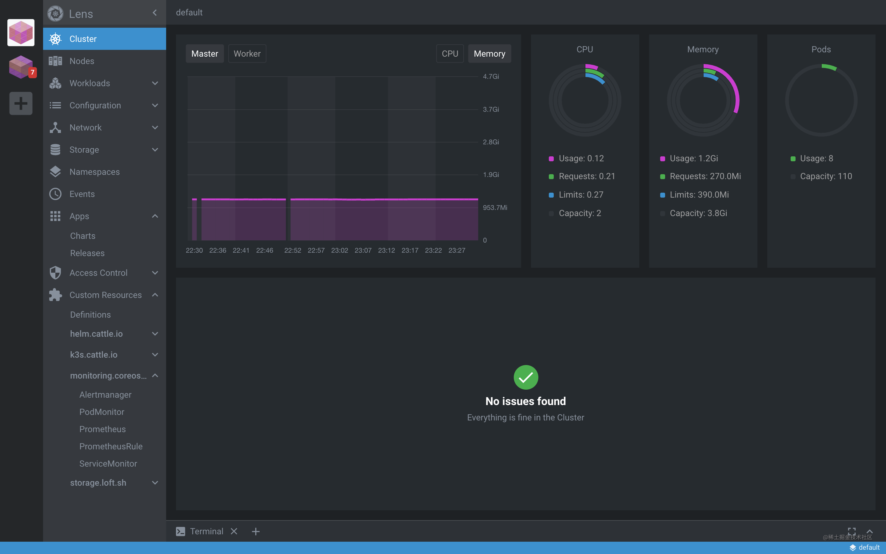 Lens —— 最炫酷的 Kubernetes 桌面客户端