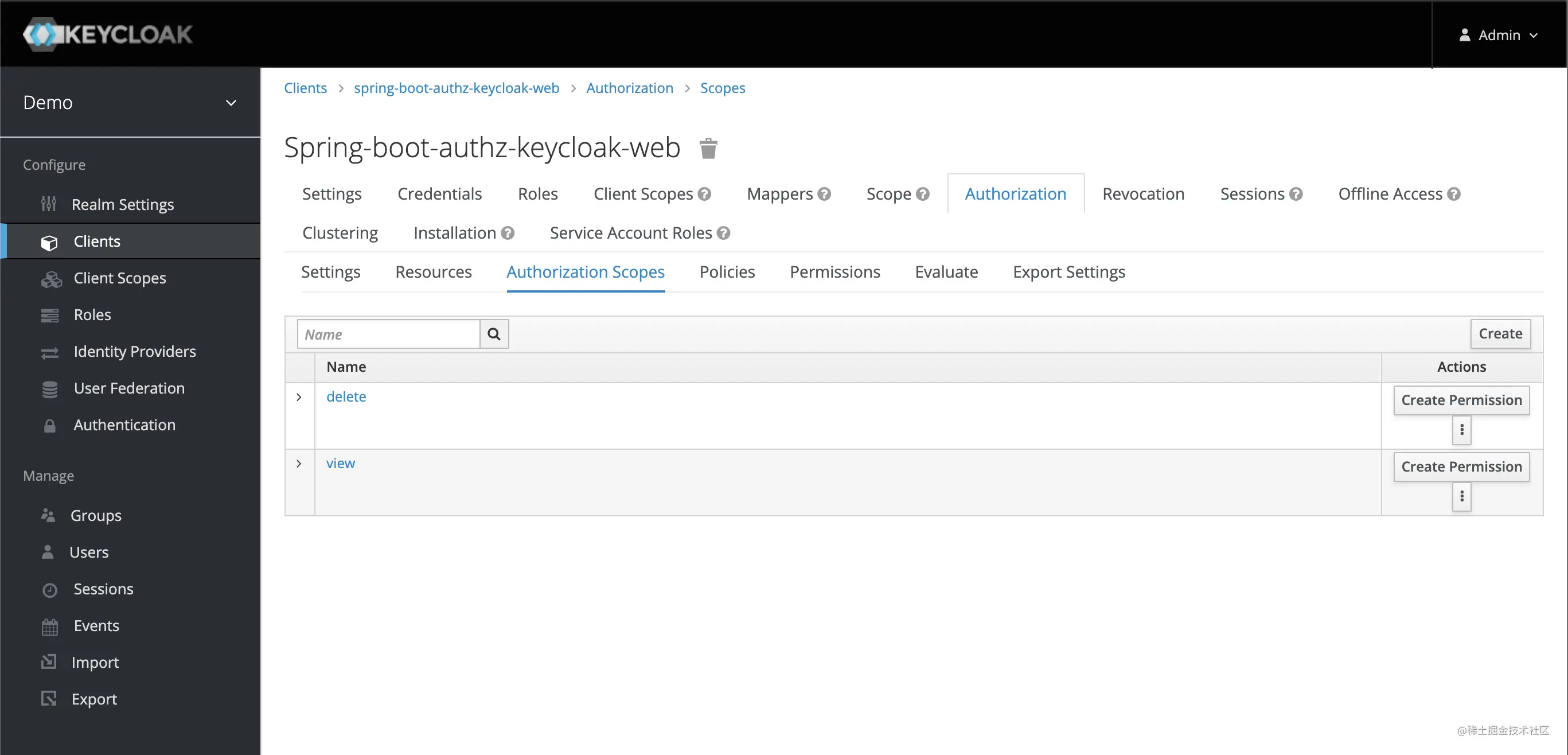 fine-grained-authz-config-scope